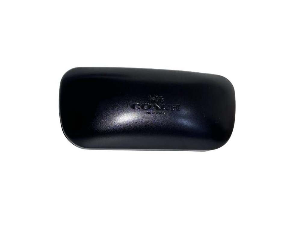 Coach New York Black Hard Clamshell Sunglasses Eyeglasses Case